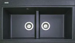 Кухонна мийка Adamant SIMILAR графіт 885x505x230 мм, 2 повнорозмірні чаші 88,5 см