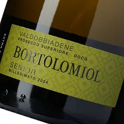 Вино ігристе Bortolomiol Senior Valdobbiadene Prosecco Superiore, біле, екстра-сухе, 11,5%, 0,75 л (Q0725) - мініатюра 5
