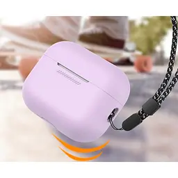 Чохол AhaStyle Colorful Silicone Case для AirPods Pro 2 Lavender [CP-187-2-C-LR] [133837] - мініатюра 6