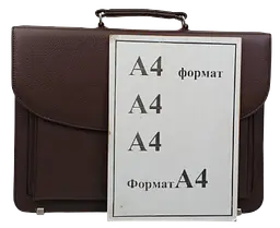 Портфель чоловічий зі штучної шкіри Exclusive, Україна коричневий - мініатюра 9