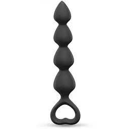 Анальний ланцюжок Love To Love Bing Bang L - Black Onyx - мініатюра 4