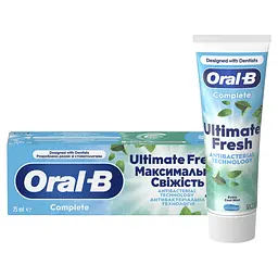 Зубна паста Oral-B Complete Абсолютна свіжість Екстра прохолодна м'ята 75 мл - мініатюра 2