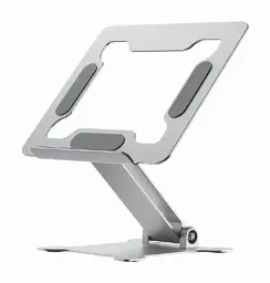 Підставка для ноутбука до 15.6" Gembird NBS-D1-03, Silver, алюмінієва