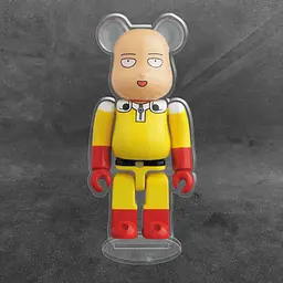 Акрилова колекційна фігурка Bearbrick One-punch Man - мініатюра 2