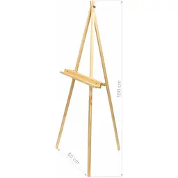 Мольберт - тринога  ROSA Studio сосна 60×75×160см мак висота полотна 150см В УПАКОВЦІ