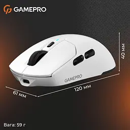 Миша GamePro Genesis Airmaster (GM167W) - мініатюра 9