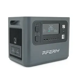 Портативна станція AFERIY AF-P210,LiFePO4 2048Втч.(max2400)Вт,MPPT 11.5-50В-20А(500Вт),out220v. LED. 2-USB,4xType-C PD20/100Вт,DC+прикуриватель12В/10А,398*280*315 мм,22kg