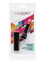 Вібратор CalExotics Hide And Play Lipstick 8.2 см червоний - мініатюра 6
