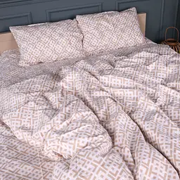 Комплект постільної білизни бязь MIRSON Abstract Beige 220х240см (2200013164753)