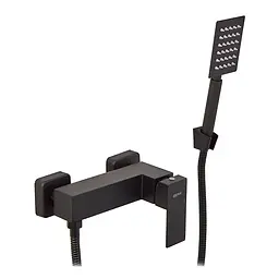 Змішувач для душу Zerix KUB-003 Black ZX4848 Чорний матовий