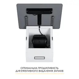 Витяжка декоративна похила WEILOR AURA WDS 63 WHITE - мініатюра 6