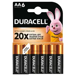 Батарейка Duracell AA лужні 6 шт. в упаковці (5007757) - мініатюра 2