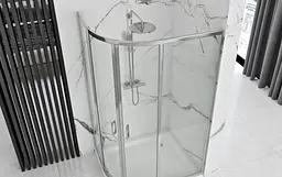 Душова кабіна Rea Look chrom 80x100 REA-K7901, Хром, Універсальна - мініатюра 5