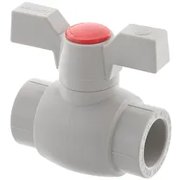 Кран кульовий PPR КШ Koer (метелик) для гарячої води 25 Koer K0182.Pro KP0235