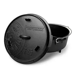 Казан-жарівня чавунна Petromax Dutch Oven ft6 на ніжках 5.5 л (1017-ft6) - мініатюра 4