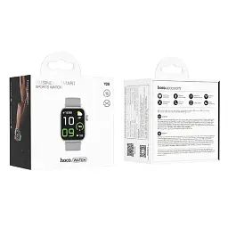 Смарт-годинник Hoco Y26 Smart Sports Watch (call version) Silver - мініатюра 3
