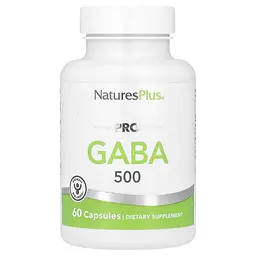 Гамма-аміномасляна кислота Natures Plus PRO GABA 500 mg, 60 капсул для підтримки нервової системи