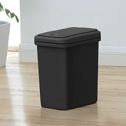Відро для сміття MBM My Home з кришкою 10 л антрацит (BIN-04 10L ANTHRACITE) - мініатюра 8