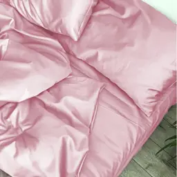 Підковдра MirSon Satin Light Pro 10-003 110х140 см Pink (2200010169874) - мініатюра 3