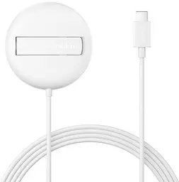 Зарядний пристрій бездротовий UltraCharge Magnetic Kickstand 15Вт білий Belkin teh0026378
