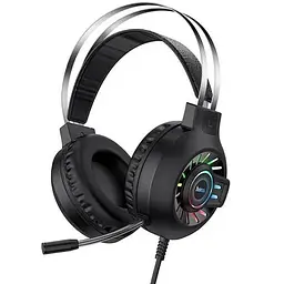 Ігрові геймерські навушники Hoco Gaming ESD04 з мікрофоном і LED підсвіткою - мініатюра 2