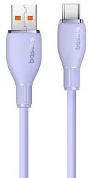 Кабель Baseus Pudding Series Fast Charging Cable USB to Type-C 100W 2m P10355703511-01 Purple - мініатюра 2