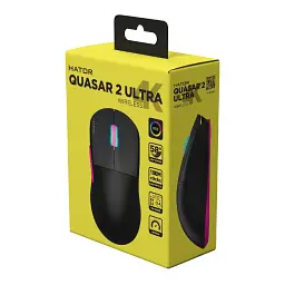 Мишка HATOR Quasar 2 Ultra 4K wireless (HTM570BP) black/pink - мініатюра 5