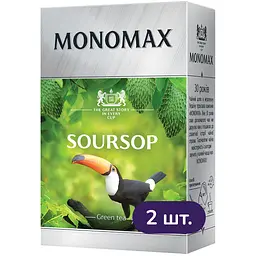 Набір зеленого чаю Monomax Soursop 180 г (2 шт. х 90 г) - мініатюра 2
