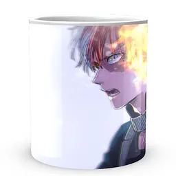 Кухоль GeekLand Моя геройська академія My Hero Academia Тодороки у вогні MHA 02.502 330 мл білий - мініатюра 2