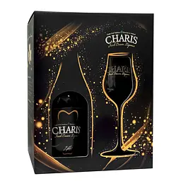 Набір Лікер Charis 0,7л 17% + бокал 135 мл - мініатюра 5