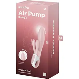 Вібратор Satisfyer Air Pump Bunny 3 - мініатюра 6