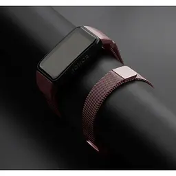 Ремінець DK CDK Metal Milanese Loop Magnetic для Huawei Band 6 (012956) (pink rose) - мініатюра 4