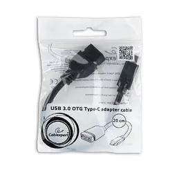 Дата кабель OTG USB 3.0 AF to Type-C 0.2m Cablexpert (A-OTG-CMAF3-01) - мініатюра 2