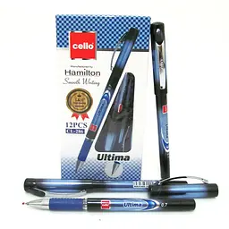 Ручка масляна CL Ultima, 0.7 мм, синя, 12 шт., 286-BL