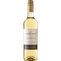 Вино Sunset Creek Chardonnay California біле сухе 0.75 л