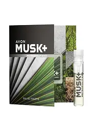 Листівка з пробним зразком Avon туалетна вода Musk Metropolitano для Нього, 0,6 мл - мініатюра 1