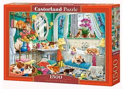Пазл Castorland puzzle Переполох у ванній кімнаті, 1500 ел. (C-152094)
