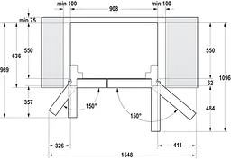 Холодильник SBS Gorenje NRS9181MX сріблястий (NRS9181MX) - мініатюра 5