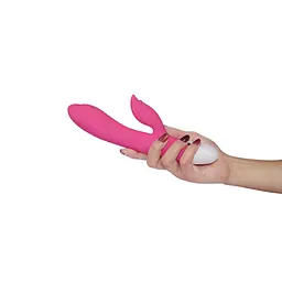 Вібратор-кролик Lovetoy Dreamer II 21.5х3.5 см рожевий - мініатюра 10