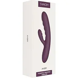 Вібратор-кролик Svakom Avery Lilac з стволом, що рухається. - мініатюра 8