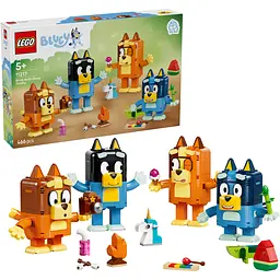 Конструктор LEGO Bluey Сім'я Блуї з кубиків (11217)