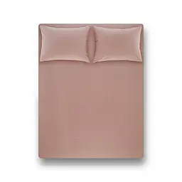 Простирадло на резинці з наволочкою Penelope - Laura dusty rose рожевий 100x200 + 50x70
