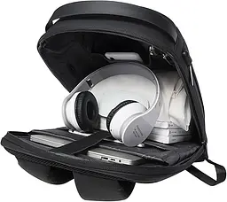 Рюкзак міський Bange BG-7225 20л ранець з відсіком для ноутбука до 15.6'' USB-роз'єм та замком Black (19375) - мініатюра 7