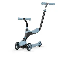 Дитячий триколісний самокат Qplay Sema 2 в 1, блакитний (ST-004SemaBlue) - мініатюра 4