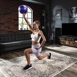 Фітбол Hop-Sport 25см фіолетовий - мініатюра 3