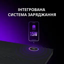 Комп'ютерний стіл Lorgar PRO 80G Glass Black (LRG-DP80G) - мініатюра 10