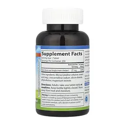 Залізо Carlson Laboratories Chelated Iron 250 tabs (1086-2023-10-4570) - мініатюра 2