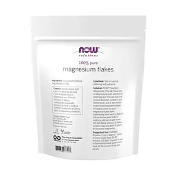 Магній NOW Foods (Flakes) - 750 г, для м’язів і нервової системи - мініатюра 2