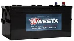 Акумулятор для вантажної техніки WESTA 225 Ah / 1500 A Premium (513x274x237) WPR225 - мініатюра 2