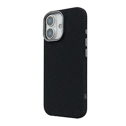 Карбоновый чехол для Apple iPhone 17, LikeCarbon2 MagCase, черный, тонкий защитный чехол-панель из поликарбоната с магнитами N52, MagSafe, противоударный, совместим с беспроводной зарядкой, приподнятые края для защиты камеры, ArmorStandart (ARM88379) - мініатюра 5